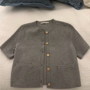 Abercrombie & Fitch Gray Knit Top-SOLD